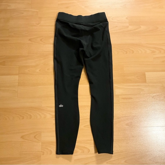 Alo Yoga Alosoft High-Waist 7/8 Relay Legging Black/White S - Picture 6 of 6